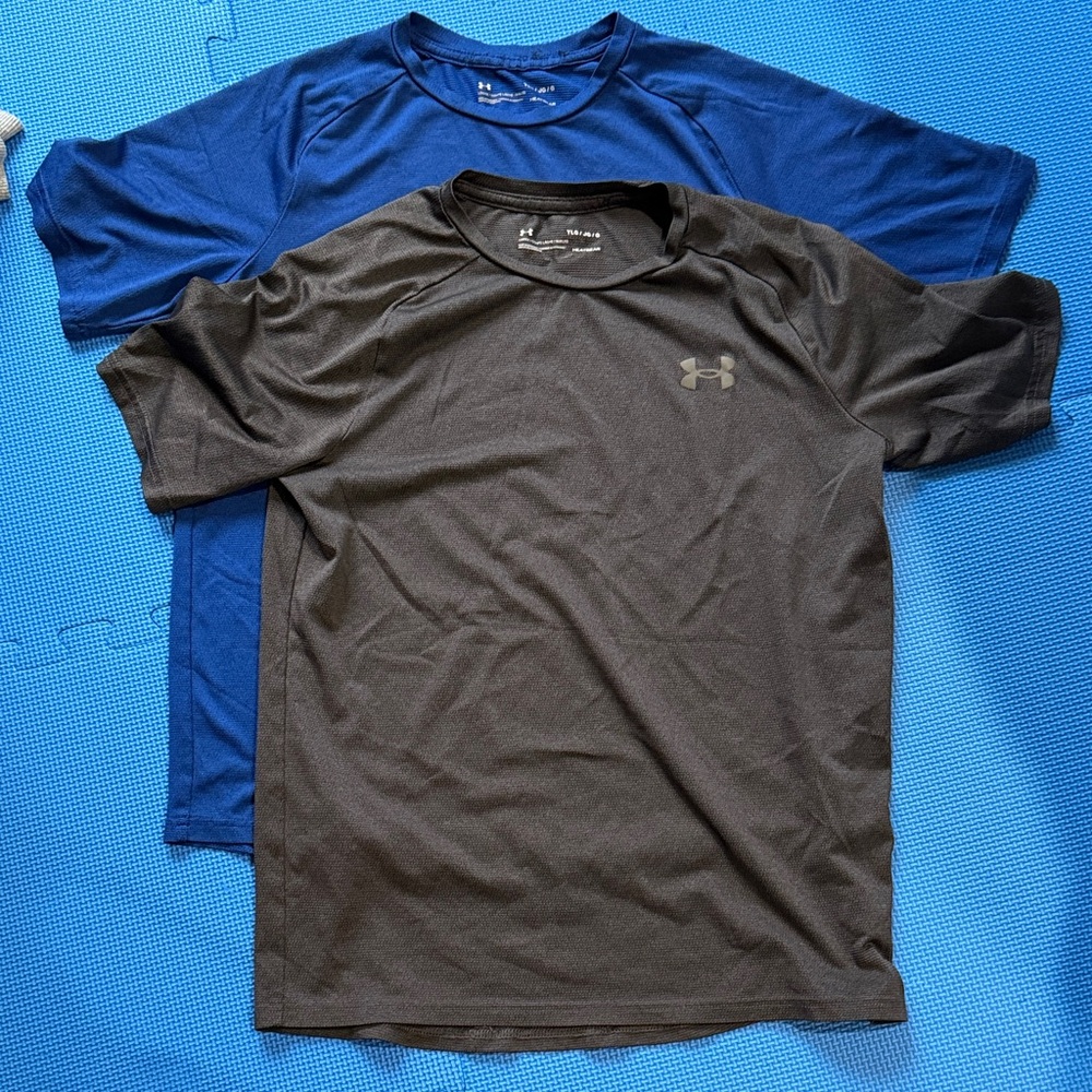 2 Under Armour shirts - Youth Large - Heatgear